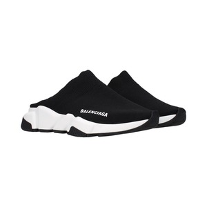 BALENCIAGA バレンシアガ レディース スライドサンダル ファブリック ブラック