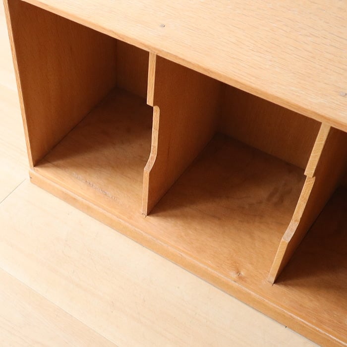 アンティーク 本棚 書棚 無塗装 ナラ材 古家具 昭和レトロ | RENOKA