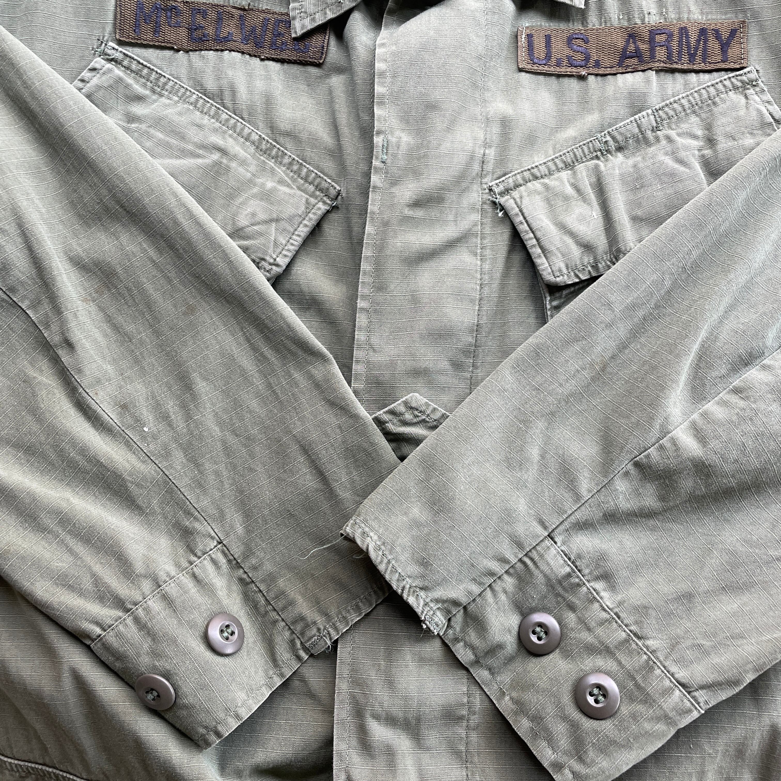 70'sU.S.ARMY実軍Jungle fatigue jacket 5th