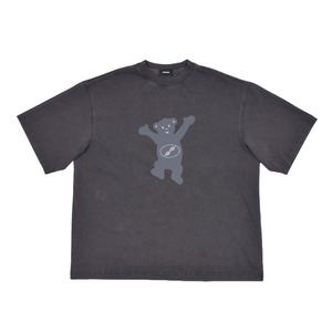 【WE11DONE】CHARCOAL TEDDY LOGO T-SHIRT