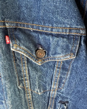 -Levi's- Vintage 80s 46R 70506-0216 Denim Jacket made in USA