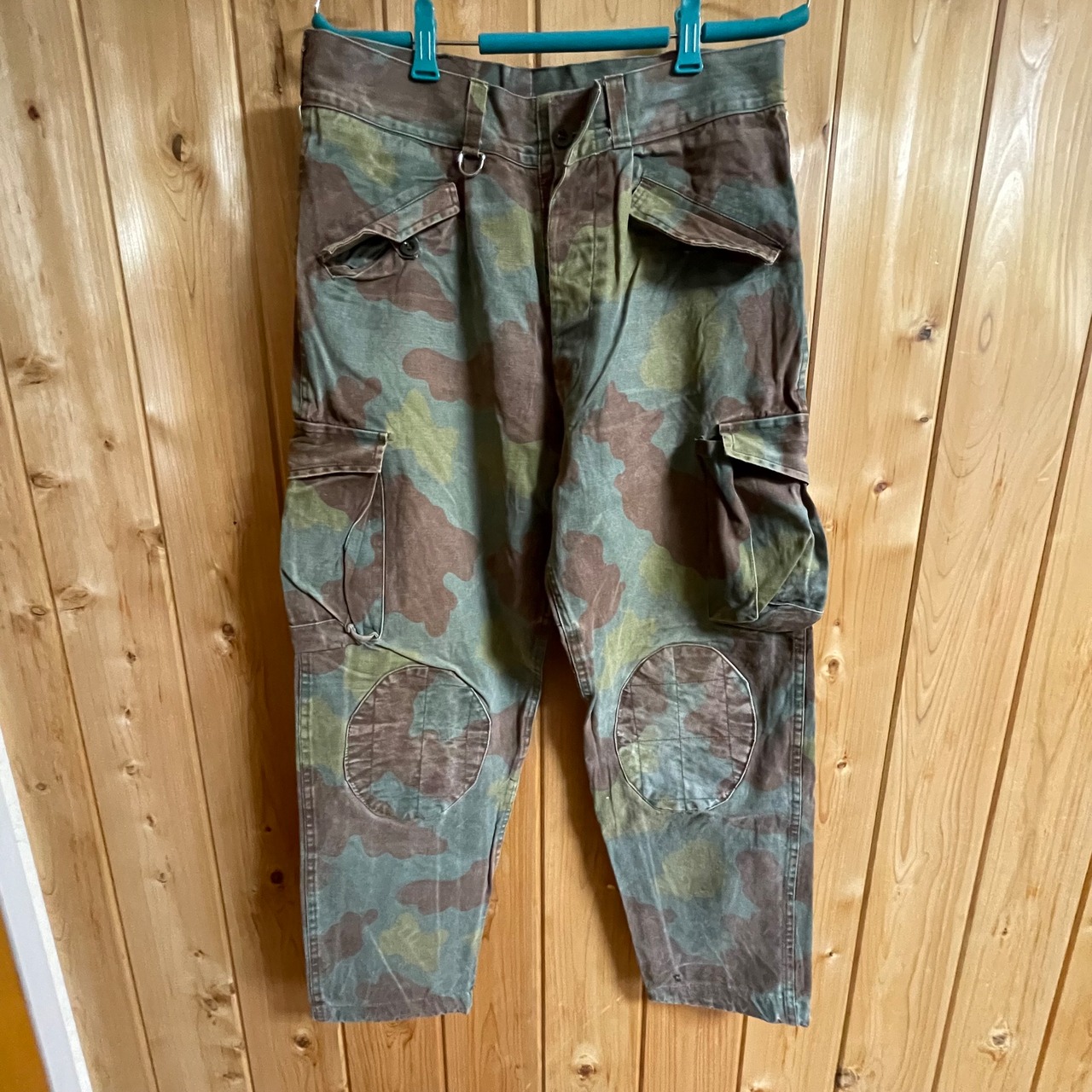 イタリア軍 サンマルコカモ パンツ パラトルーパー カーゴパンツ 