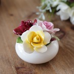 英国ロイヤルドルトン 陶花フラワーポット 薔薇 英国ヴィンテージ thumbnail 3