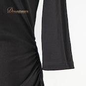社交ダンス 衣装 Chacott チャコット トップス ブラウス レッスンウェア ブラック系 伸縮 ストレッチ 練習 レッスン 黒 レース 袖 黒 ダンス衣装 イベント ステージ パーティー 上品 かわいい レディース