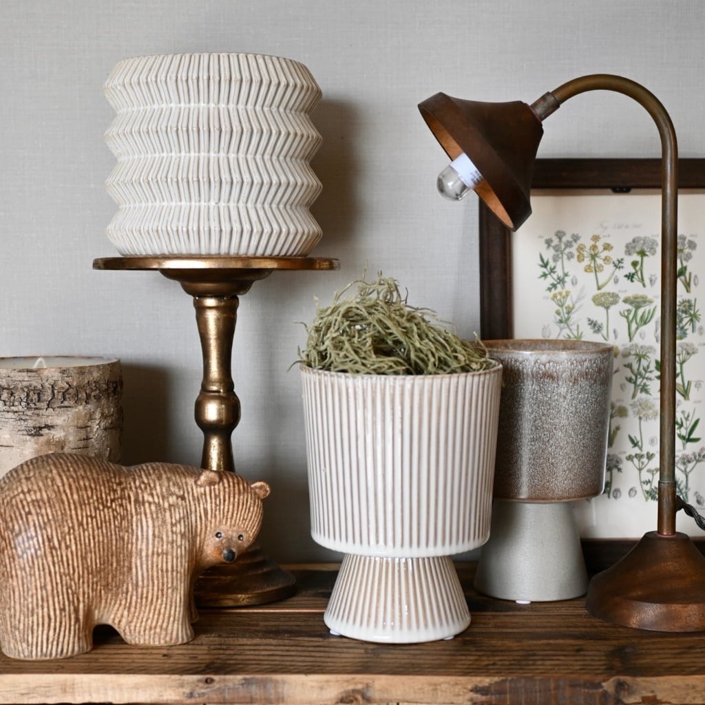 インテリア ポット カバー ベルナ S 茶 高さ36cm （P368-cw-vl005s-br) （代引き不可） インテリア ポット カバー ベルナ S ナチュラル 高さ36cm （P368-cw