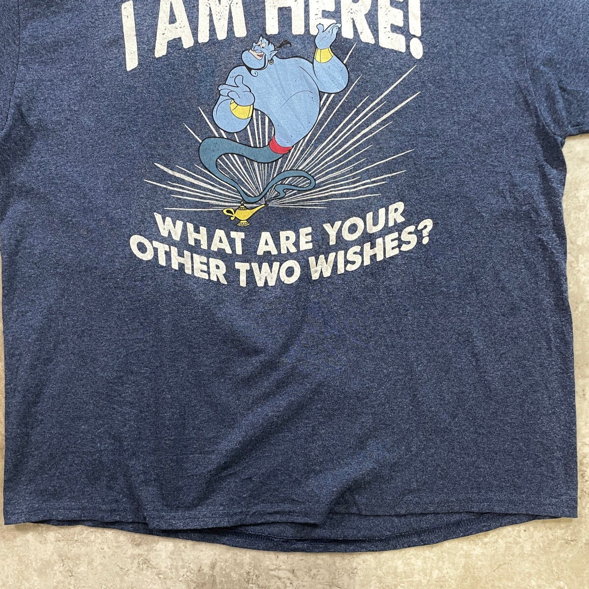 Aladdin アラジン ジーニー キャラクタープリントTシャツ メンズXL