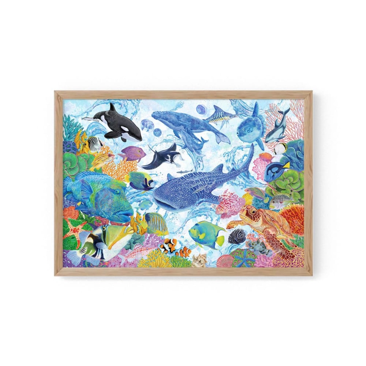 A3｜海宴舞図 第一景（フレームあり）