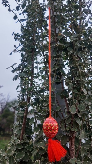 装飾用プィサンカ　小（イースターエッグ）　コロミヤ博物館モデル　