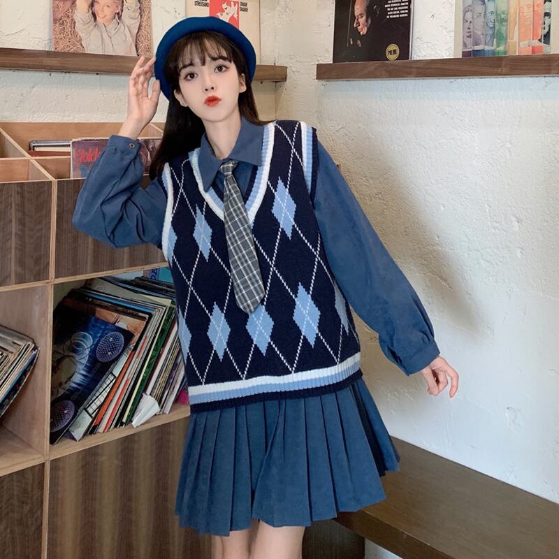 セーター ショートスカート スプリングスタイル 春物 試着室42238829529