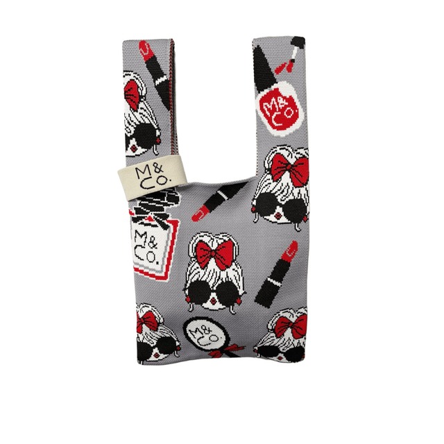 ニットバッグ ガール グレー（Knit Bag Girl）