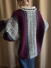 MADE IN ECUADOR wool 100% knit-5071-11