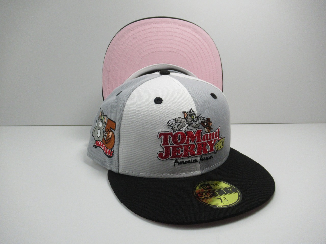 Exclusive NEW ERA 59fifty Tom & Jerry　トム＆ジェリー　WHITE・GRAY×BLACK