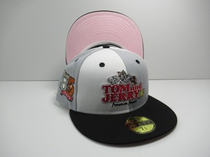 Exclusive NEW ERA 59fifty Tom & Jerry　トム＆ジェリー　WHITE・GRAY×BLACK