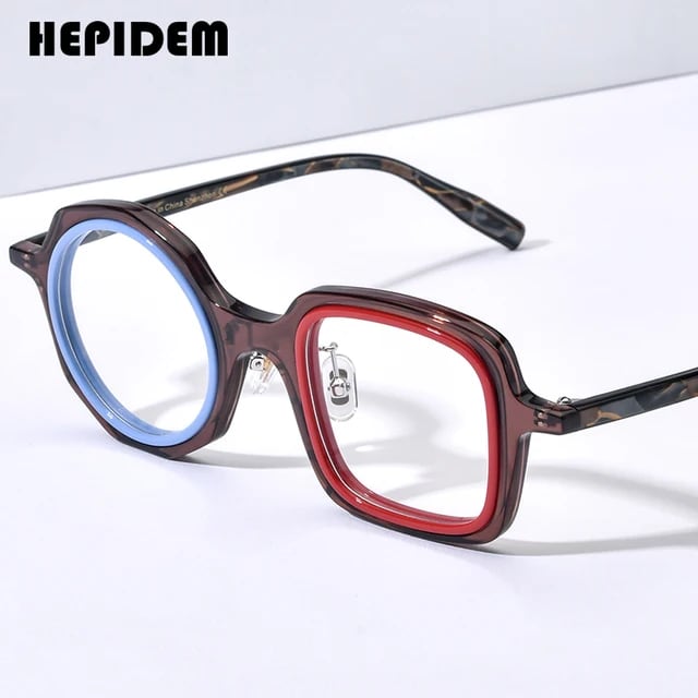 Round & Square Frame Glasses【H0017】 | HEPIDEM JAPAN Round & Square Frame Glasses【H0017】 | HEPIDEM JAPAN