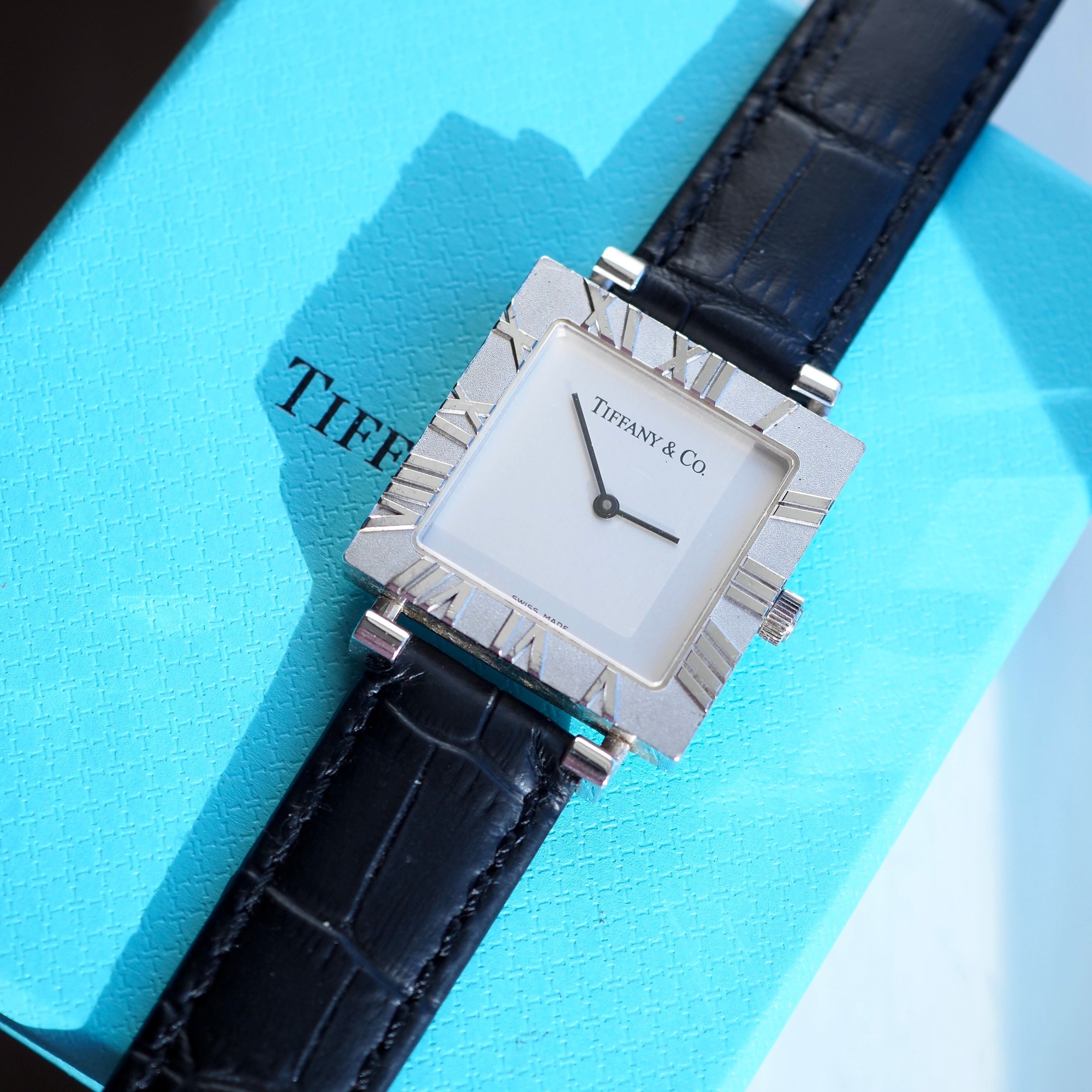 Tiffany&Co. ティファニー アトラススクエア 銀無垢 ユニセックス