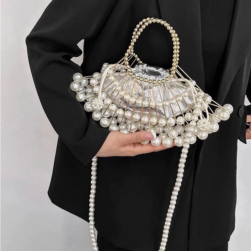 パールチェーンショルダーバッグ A0274