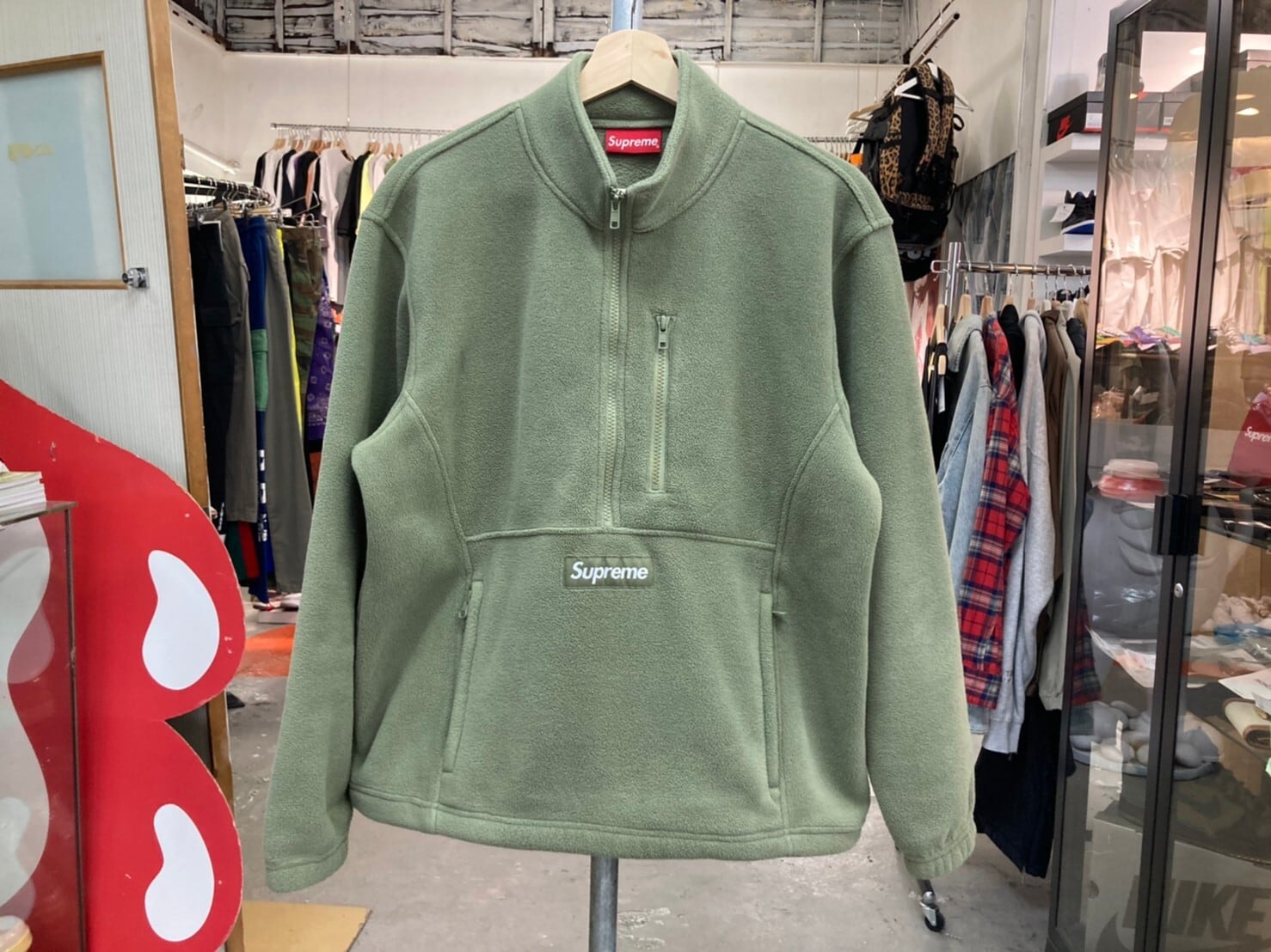 supreme Polartec Half Zip Pullover