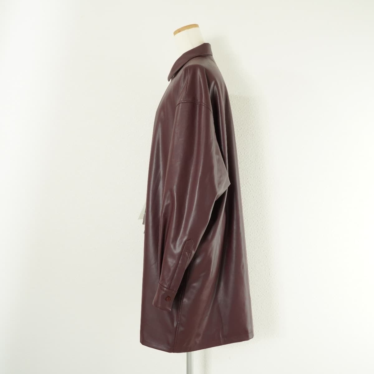 未使用 アメリ N.HOOLYWOOD for AMERI FAKE LEATHER SHIRT 未使用 アメリ N.HOOLYWOOD for AMERI FAKE LEATHER SHIRT