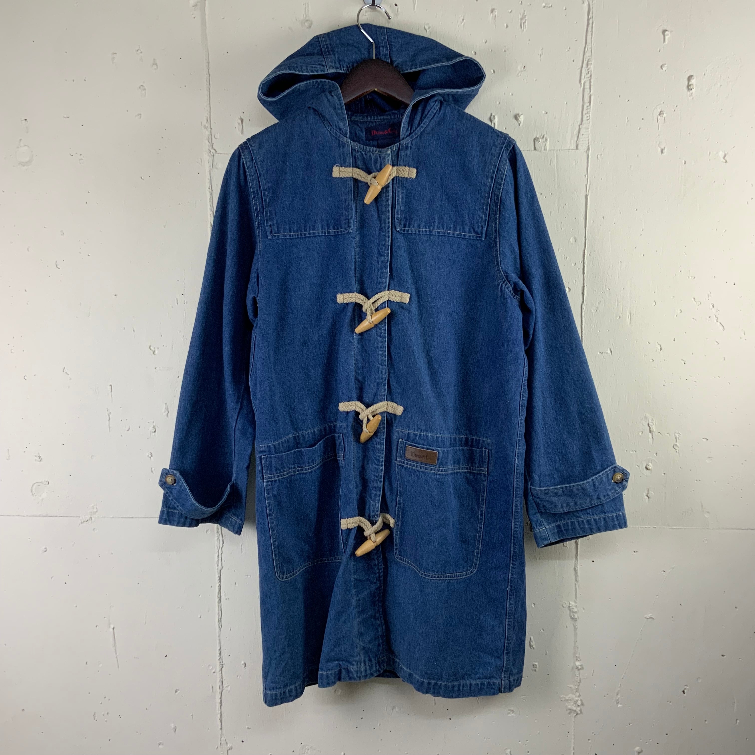 90年代 90s DENIM&Co. ライナー付 デニム ダッフルコート M 古着 90年代 90s DENIM&Co. ライナー付 デニム ダッフルコート M 古着