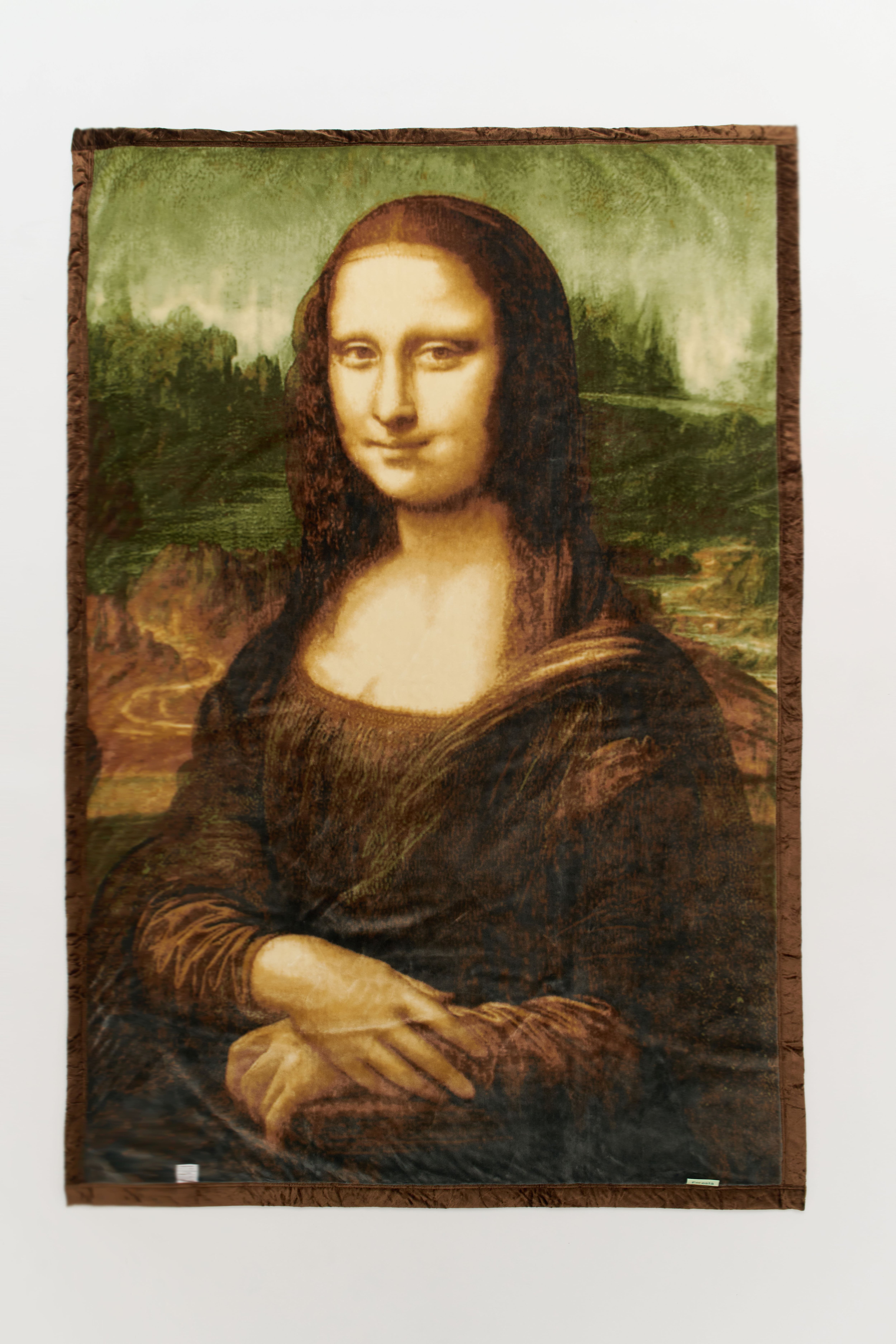 レオナルド・ダ・ヴィンチ「モナリザ」 アートブランケット 『モナリザの微笑み』レオナルド・ダ・ヴィンチ