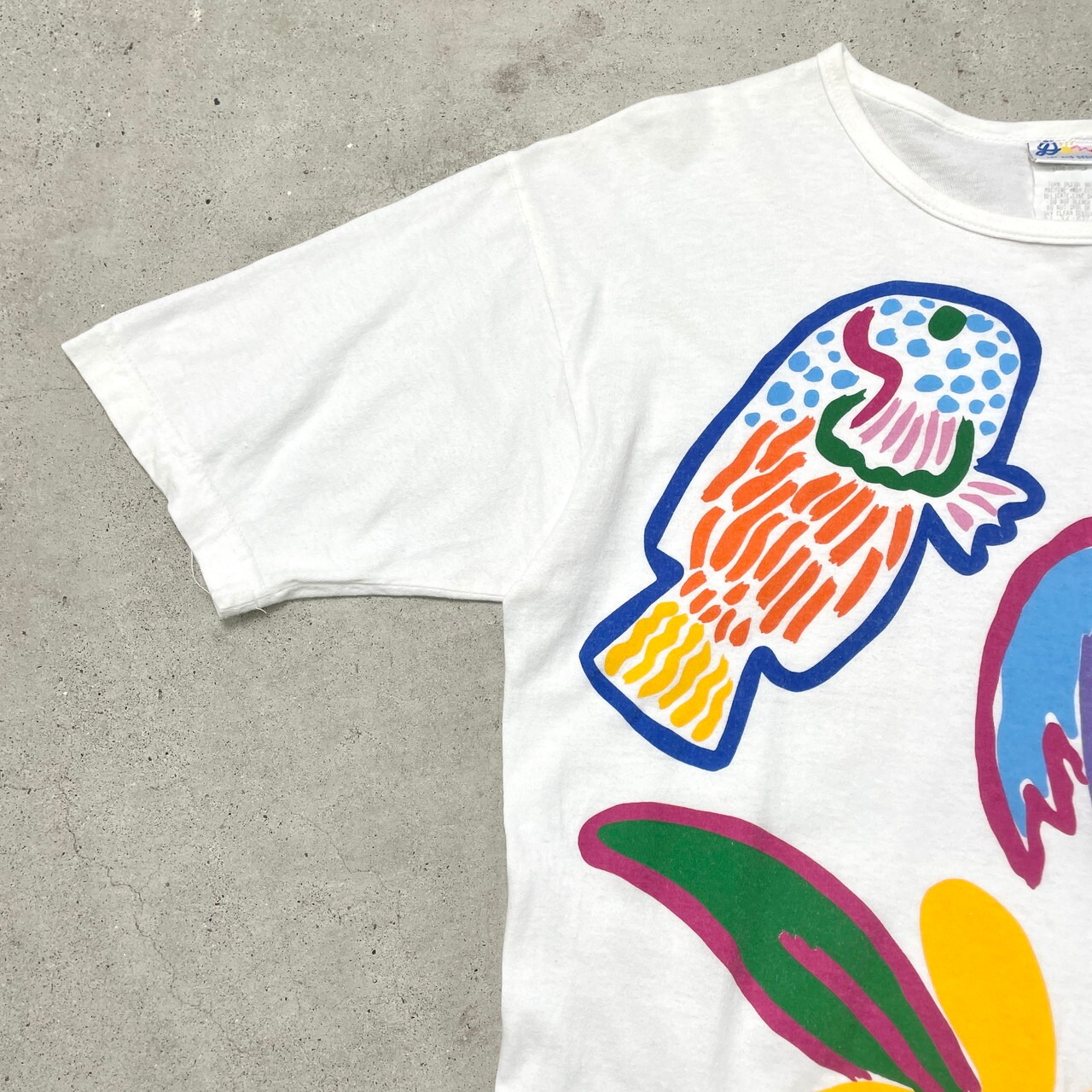 90年代 USA製 KEN DONE ケン・ドーン アート プリントTシャツ メンズ 