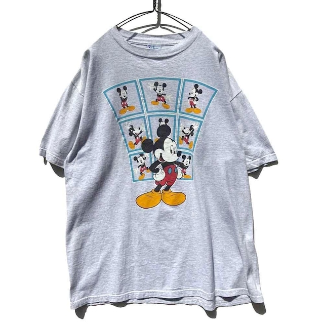 【Disney】Vintage Mickey Mouse Print T-Shirt【1990s-】Vintage Print T-Shirts