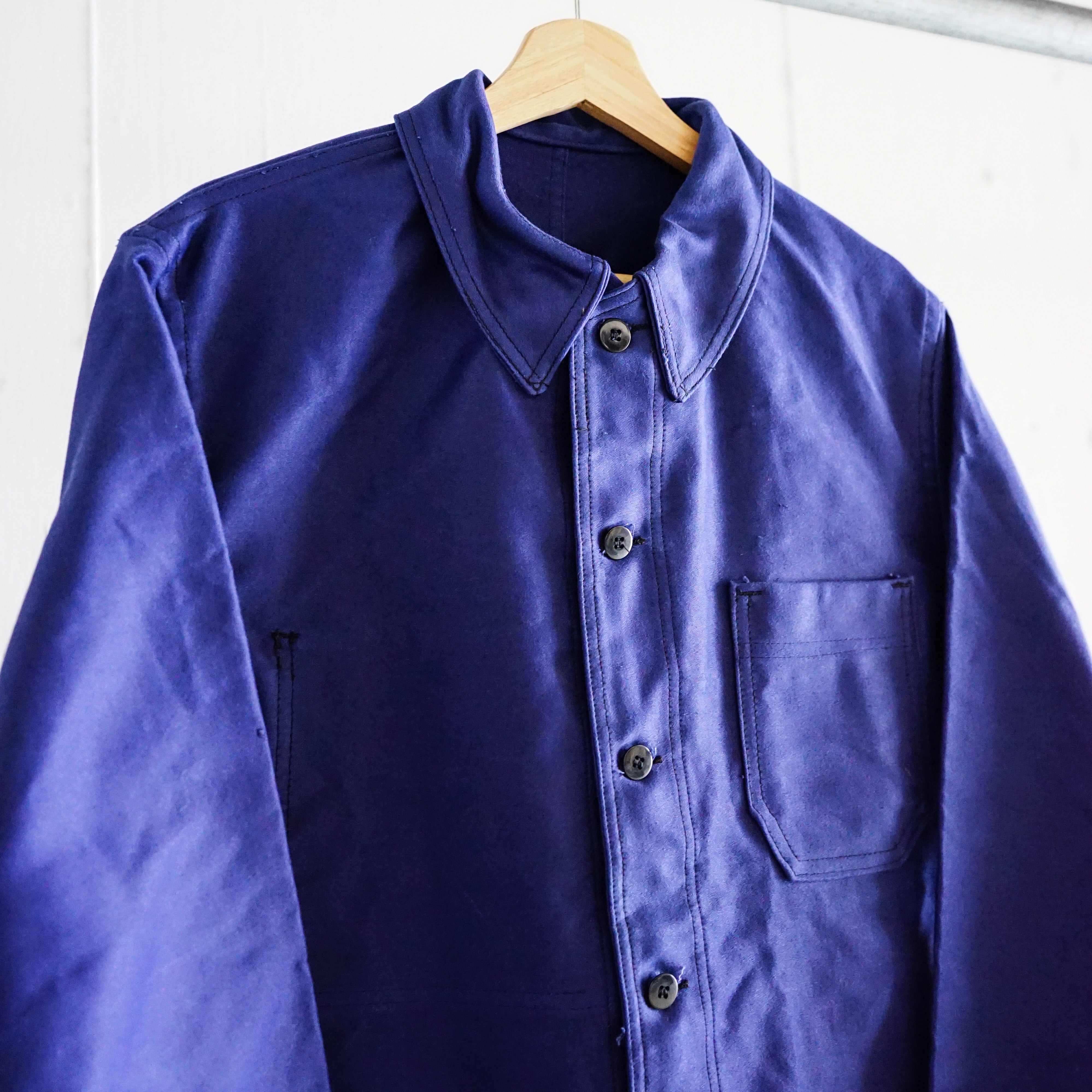 Deadstock] 50〜60's MONT-ROUGE Blue Moleskin Jacket | regnbage