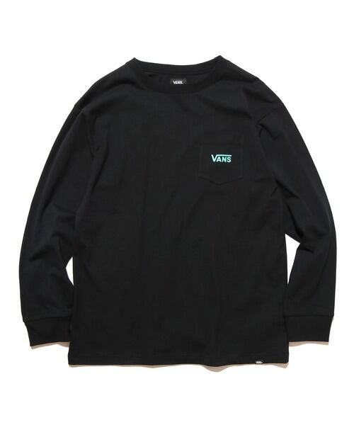VANS (バンズ) M VANS STANDARD L/S TEE ロンT 長袖Tシャツ ブラック 121R1020600