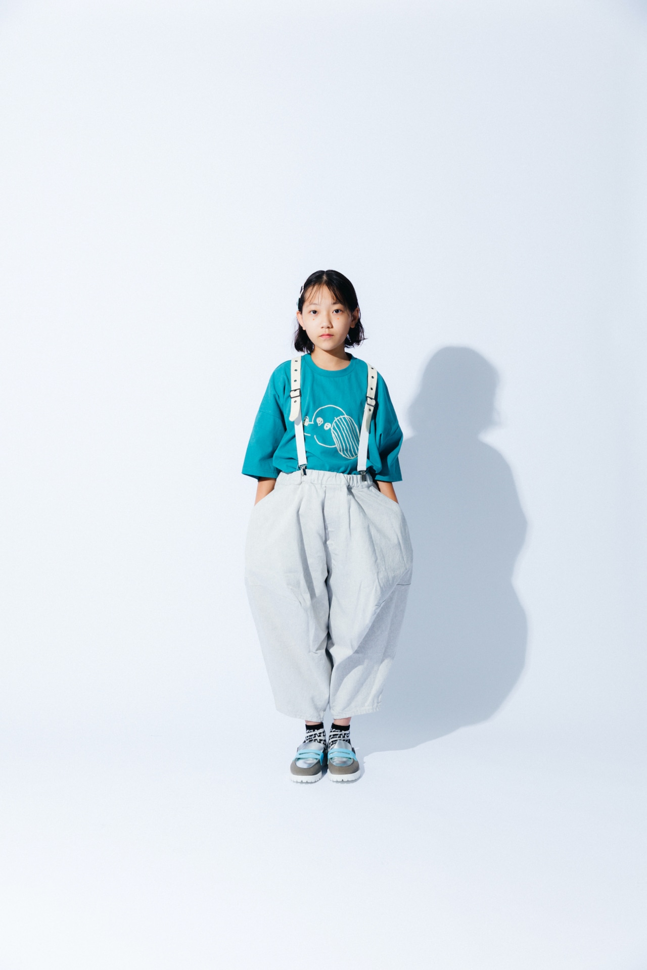 〈 nunu forme 24SS 〉 手描きinuinu / Green / Women's