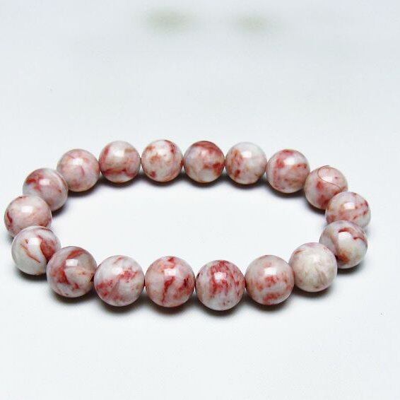 シナバーインクォーツ ブレスレット 11mm 一点物 メール便可 [M便 1/10] 111-44239