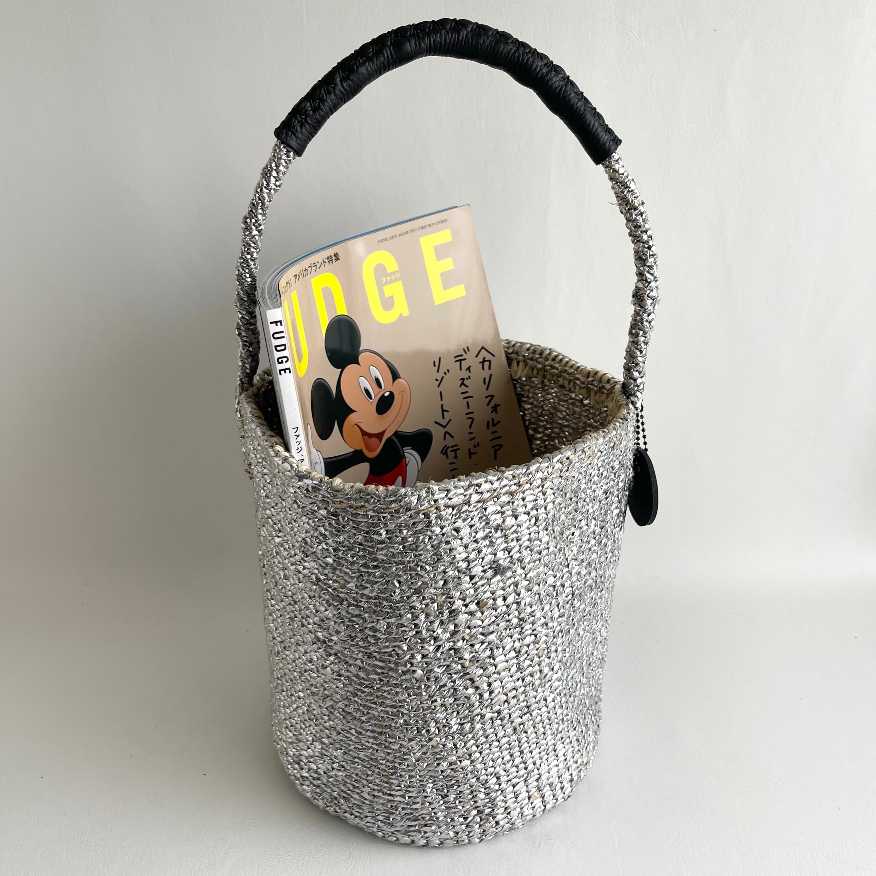 OVAL Shoulder Kago-Bag / WIDE SIZE / ポーチ付 | meong blue