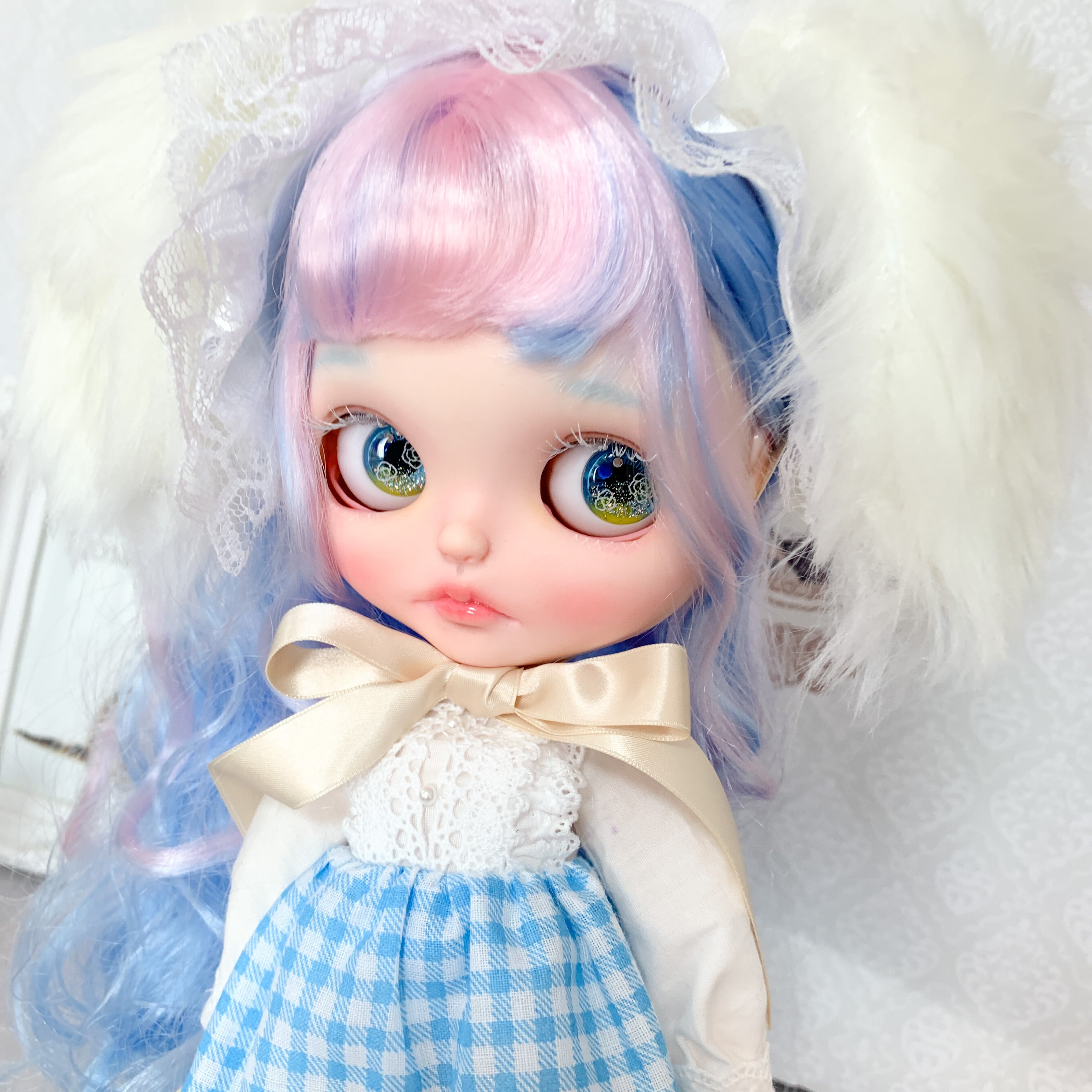 カスタムアイシードール♡イースターピンクブルーミックスちゃん♡【No 