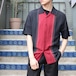 USA VINTAGE HALF SLEEVE ROCKABILLY DESIGN SHIRT/アメリカ古着半袖ロカビリーデザインシャツ