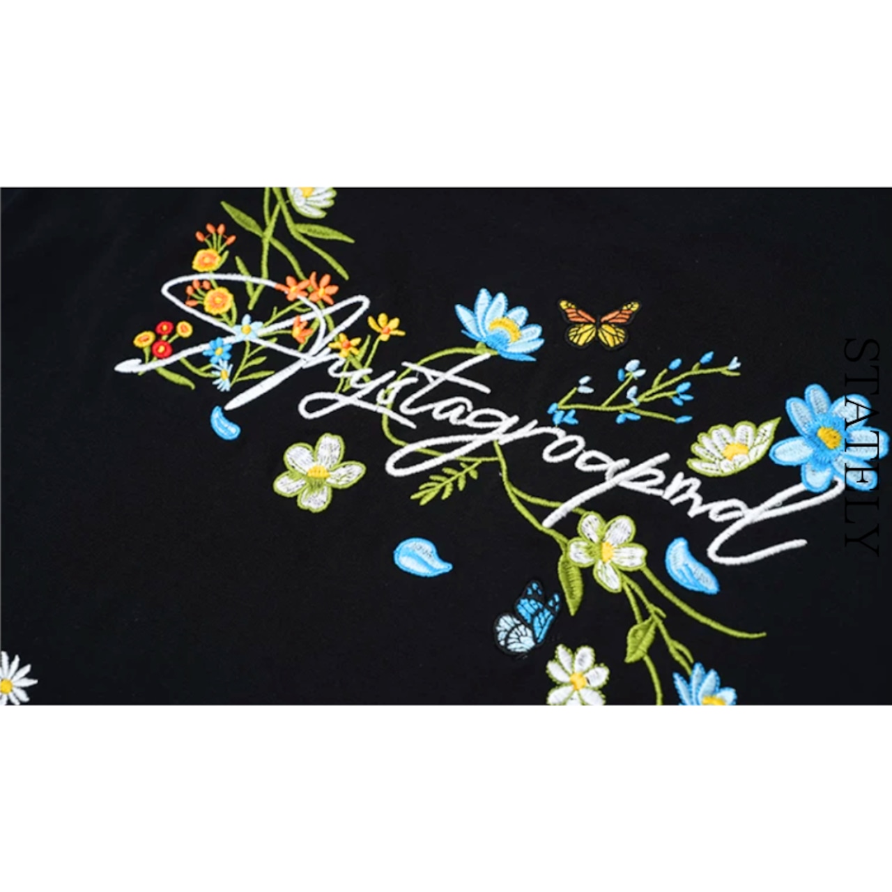 Floral Script Tee/2color_T307・画像8