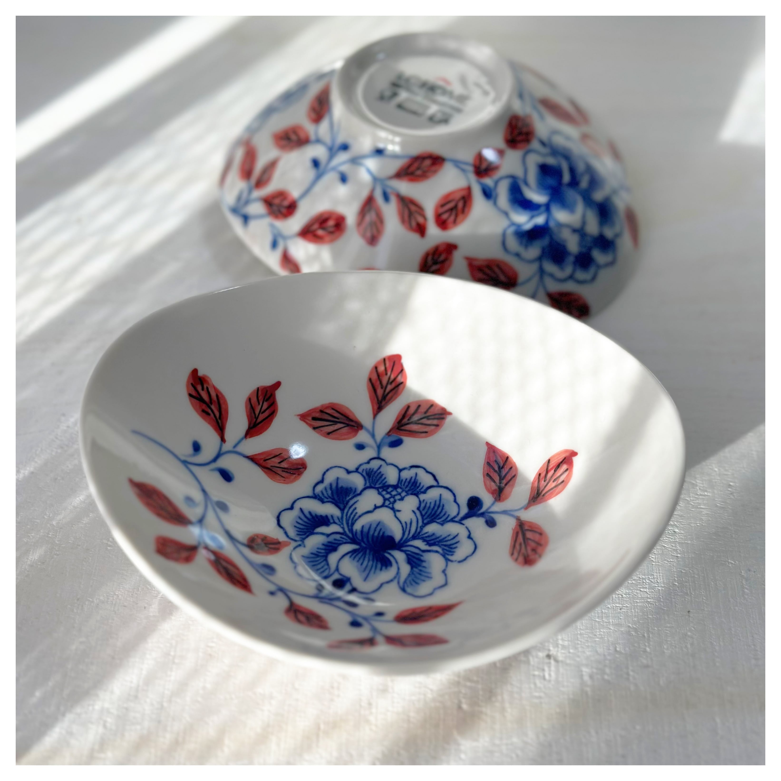 ベトナムのバッチャン焼き 菊柄 雫柄 盛り皿 丸皿 | Kc-Labo's shop