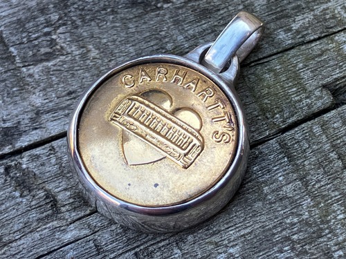 1910s〜CARHARTT CHANGE BUTTON SILVER 925 PENDANT TOP