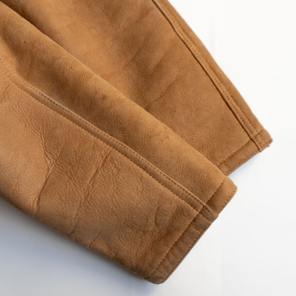 60s ABERCROBIE&FITCH アバクロ　ムートン マルジェラ 元ネタ 60s/ヴィンテージ】Abercrombie & Fitch【ムートン コート】40 レザー