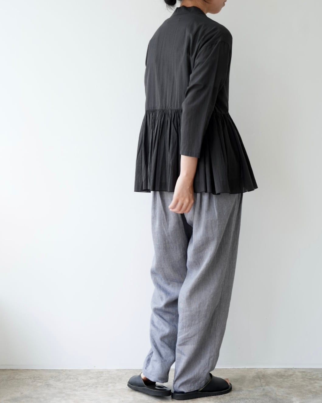 ◾️最終5/12まで出品◾️ ⭐️未使用⭐️evameva コットンカーディガン evameva コットンギャザーカーディガン | Vie
