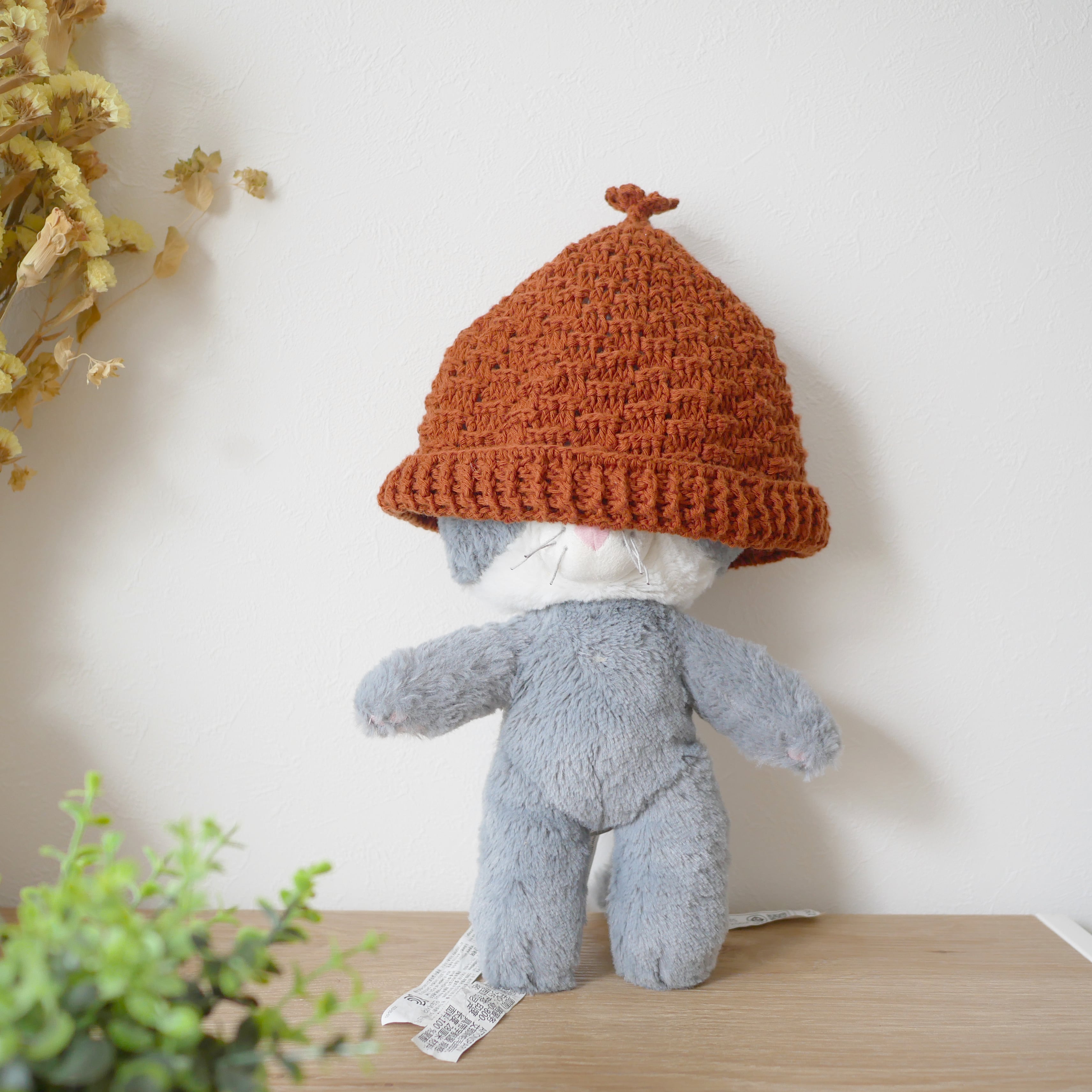 お花どんぐり帽子（M・Lサイズ）｜macaroniさんコラボキット