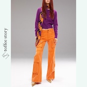 紫紺に咲くひとひらの記号カーディガン 《B0054》