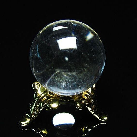 水晶 丸玉 20mm 一点物 141-7592