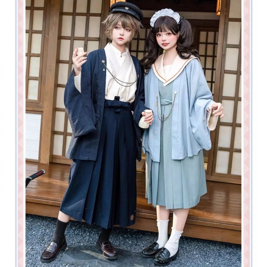 ゴスロリ通販 With U 和装 着物風 和風ロリータ 袴 プリーツ ハイ