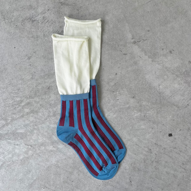 FAKUI / stripe socks FK-198