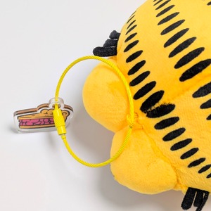 ♧【 Garfield ( ガーフィールド ) 】 HEADぬいぐるみキーホルダー / plush keyholder〚アメリカン雑貨 アメトイ〛
