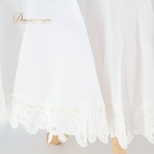 フラメンコ 衣装 ペチコート スカート ファルダ 白 無地 軽い 薄い レース 重ね着 ダンス パーティ 発表会 ホワイト系 フラメンコ スカート レディース お洒落 イベント ファッション 軽量 レースフリル フェミニン シンプル