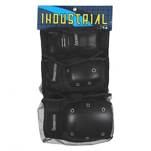 INDUSTRIAL PADSET BLACK/BLACK