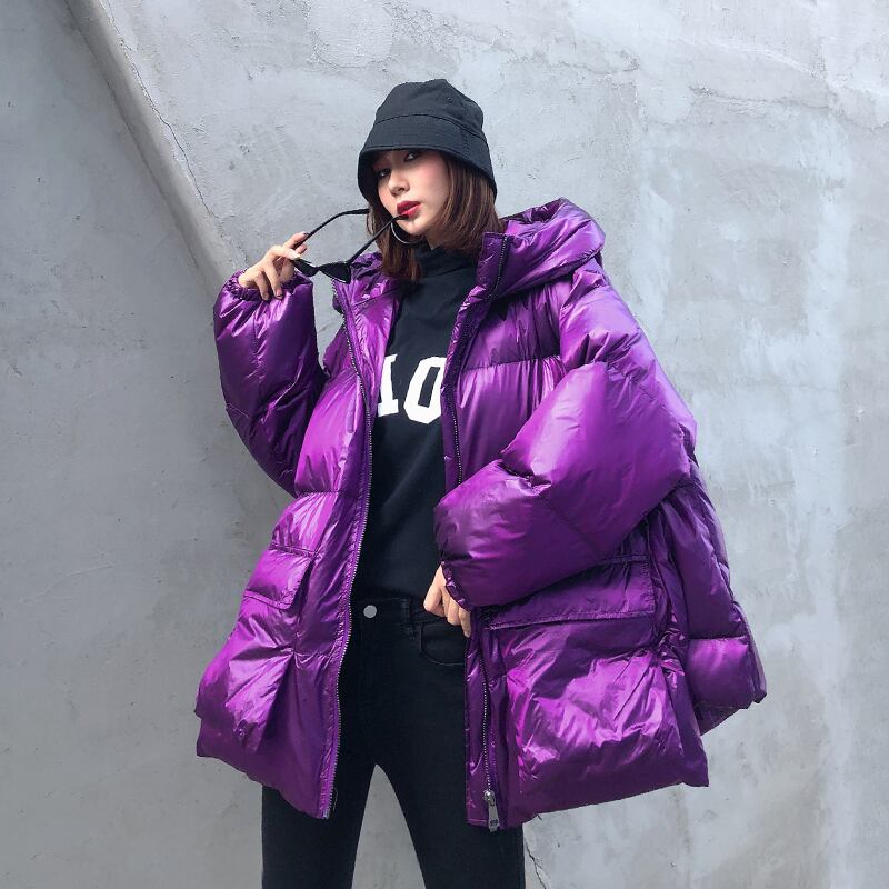 レディーススタイルウィンターコート ルーズジャケット ショート コットン 冬物 ラブタオタオダレンハウス14605397856