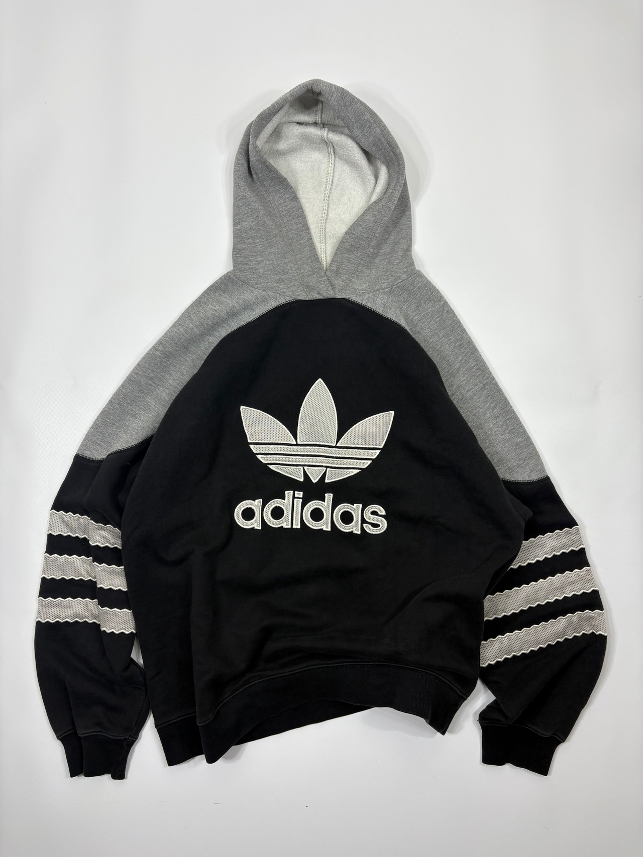 1990s Adidas Logo Printed Hoodie