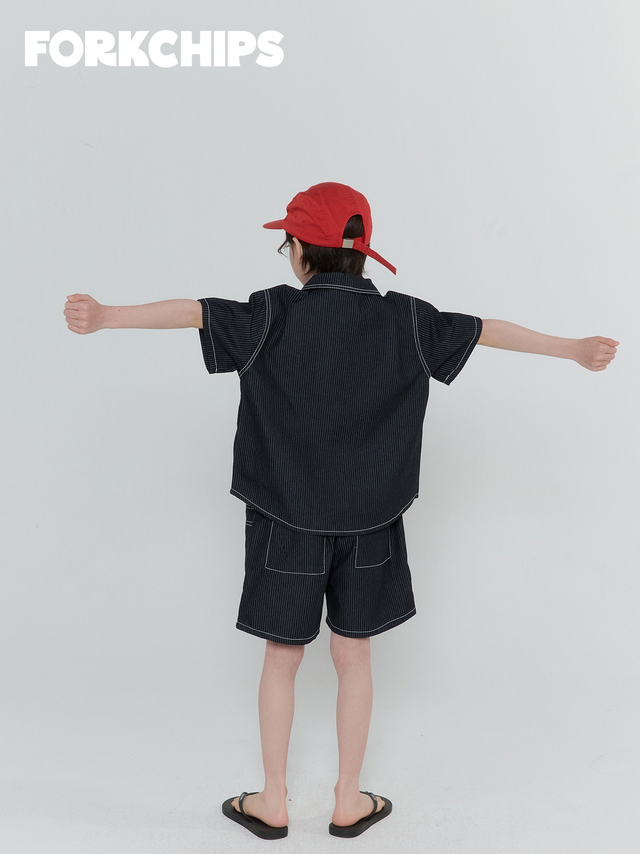 [FORKCHIPS] 넘버스티치셔츠 (JS/JM/JL/JXL) / [포크칩스] 넘버스티치셔츠 (JS/JM/JL/JXL)