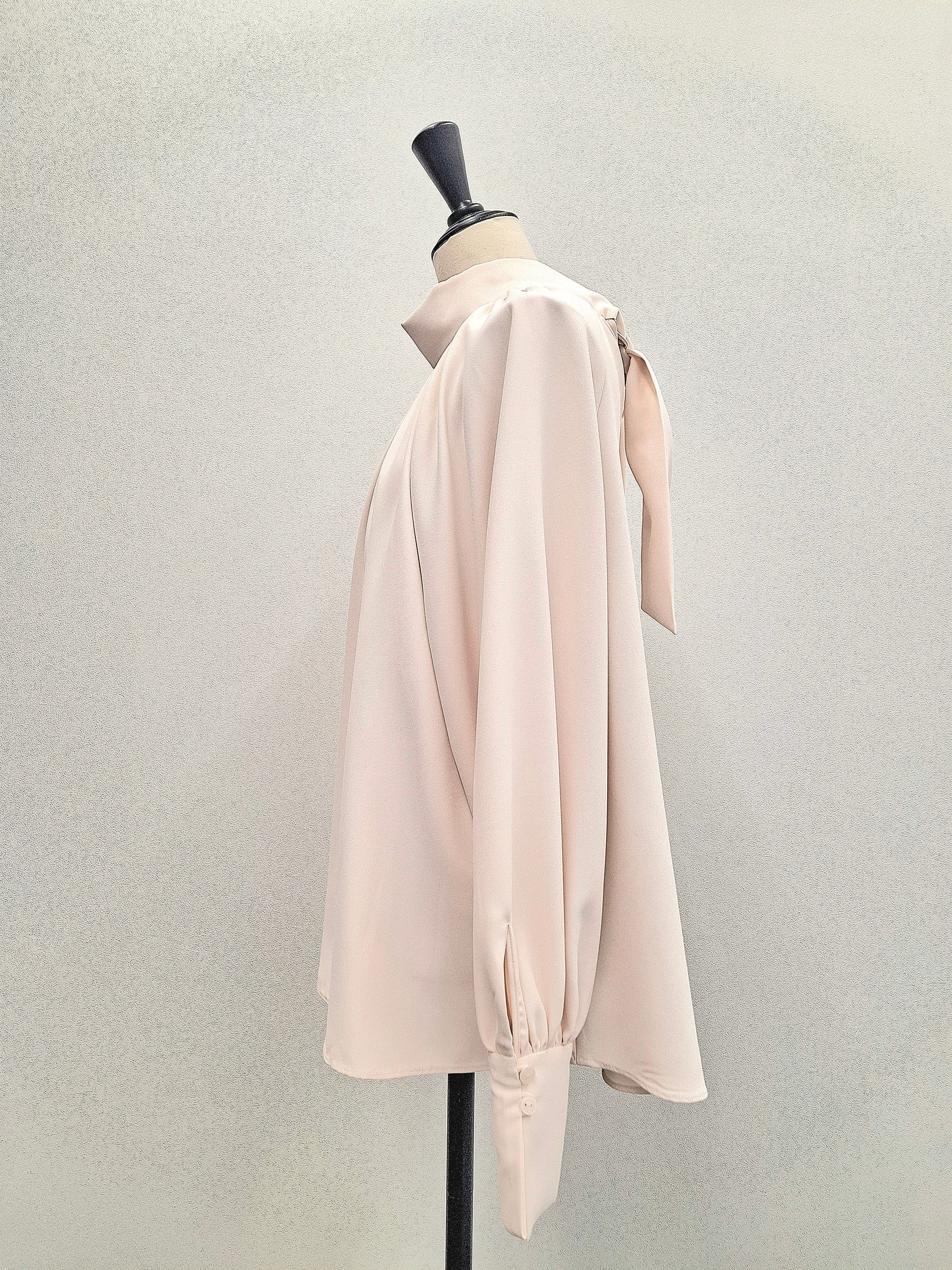 【SAMPLE SALE】ハイネックボウタイブラウス